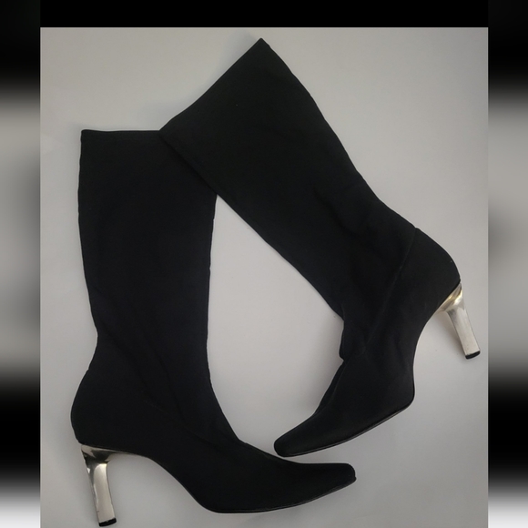 Cami International women's sock boots textiles black 9M - Picture 1 of 12